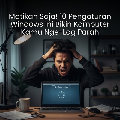 Matikan Saja! 10 Pengaturan Windows Ini Bikin Komputer Kamu Nge-Lag Parah